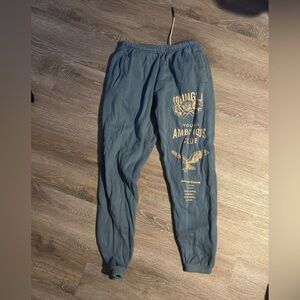 YoungLA Blue Graphic Joggers